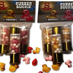 Rubber Buckie Yellow/Pink 3 Pack