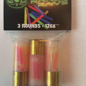 Rave Rounds Glow in the Dark Holey S Ranch 3 Rounds 12ga
